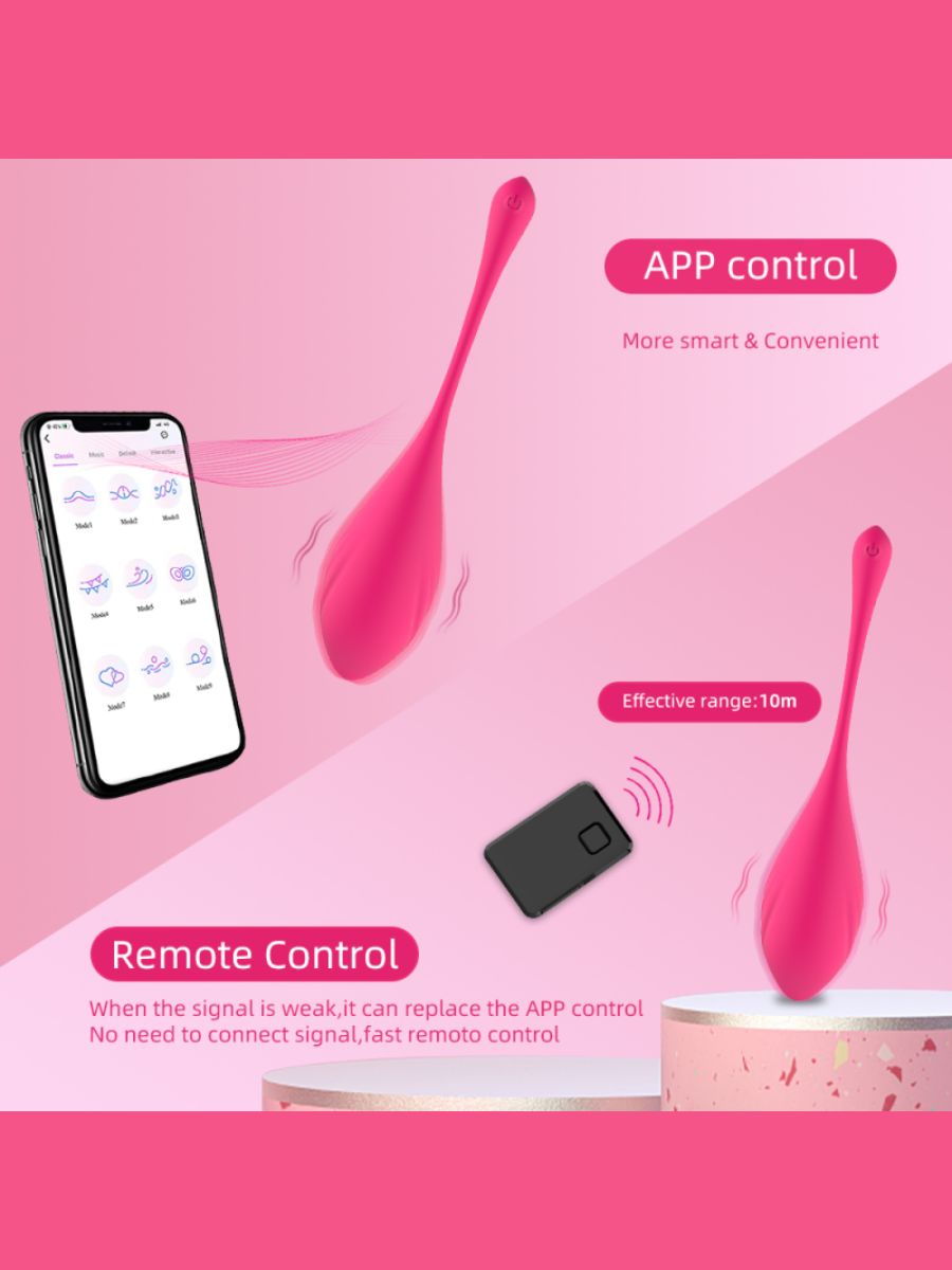Vibrator Egg με App & Bluetooth - 9 Λειτουργίες Δόνησης