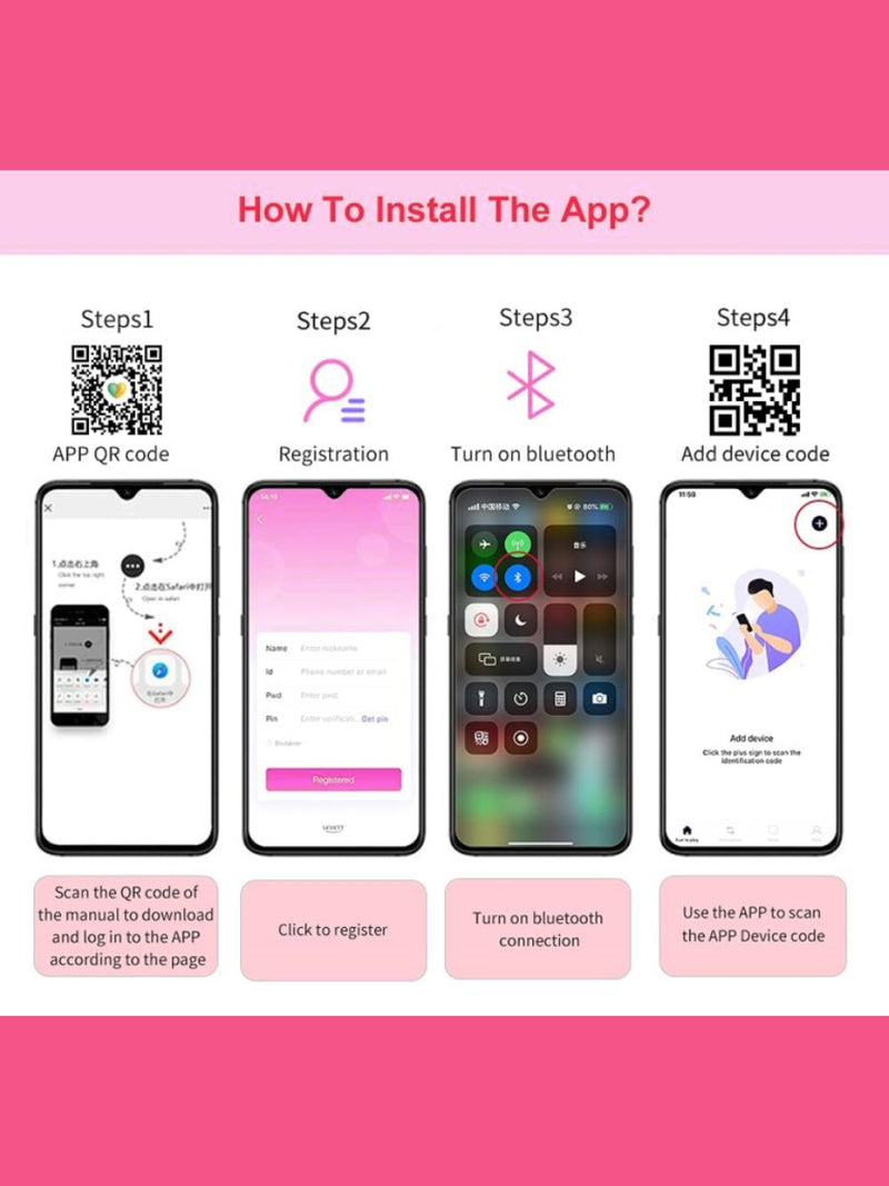 Vibrator Egg με App & Bluetooth - 9 Λειτουργίες Δόνησης
