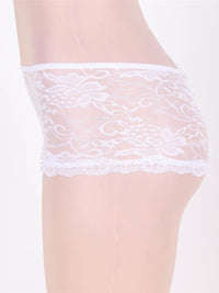 Λευκό σέξι εσώρουχο με άνοιγμα στον καβάλο – Juicy String